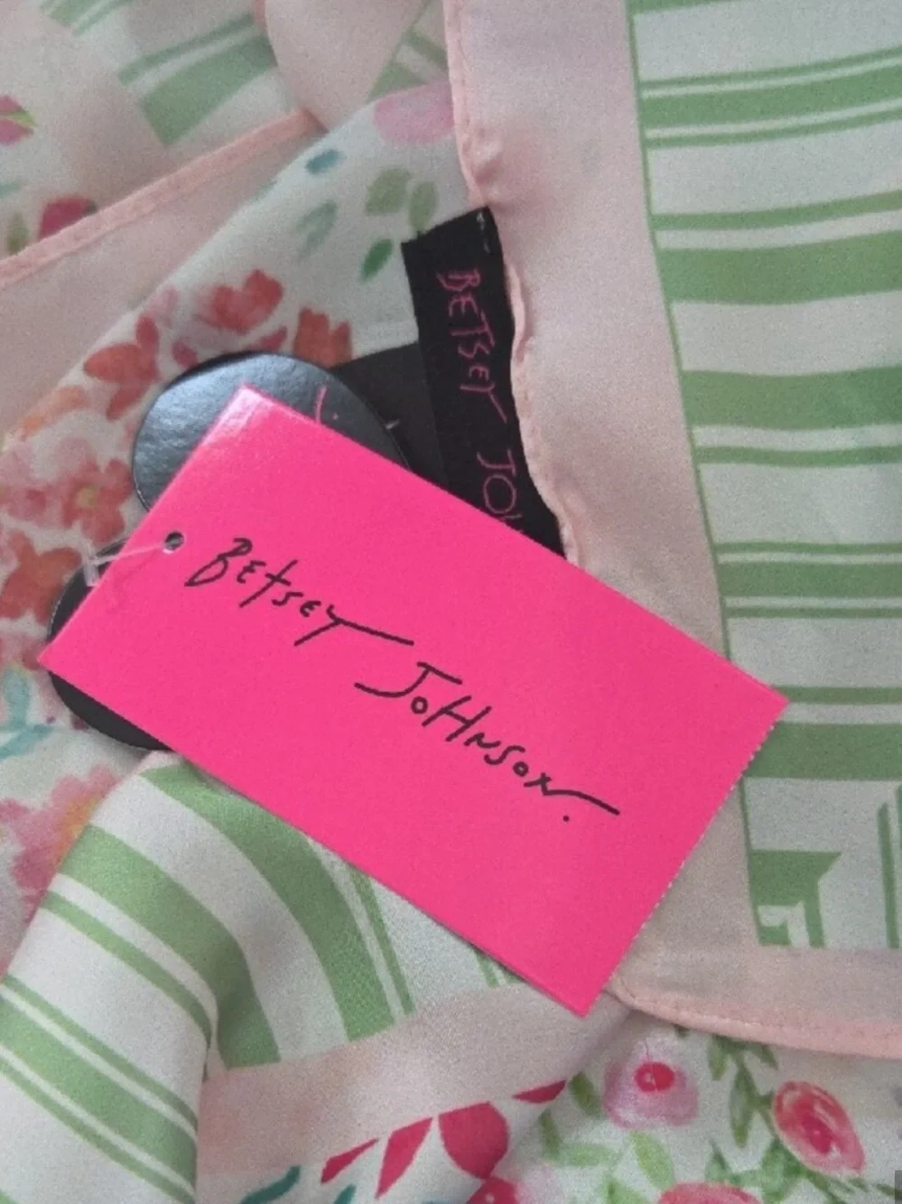Betsey Johnson Ditsy Floral Square Scarf